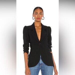 Smythe Black Tailored Single-Button Blazer